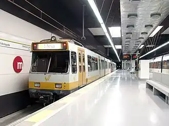 Een metro van Lijn 1.