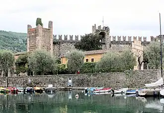 Castello Scaligero in Torri del Benaco, Noord-Italië, aan het Gardameer