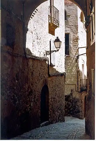 Straat in Torroja del Priorat