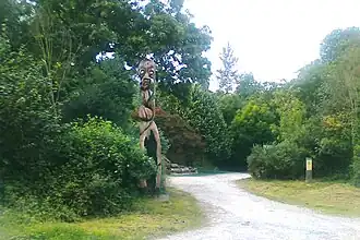 Totem perrier bij Kermoroc'h