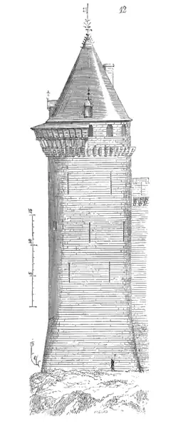 Noordwestelijke vestingtoren Viollet-le-Duc