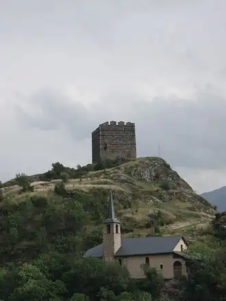 Tour de Bérold in Le Châtel