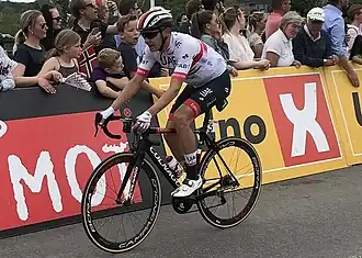 Aljaksandr Raboesjenka tijdens de Ronde van Noorwegen 2019