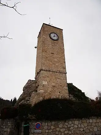 Tourettes : "Tour de l'Horloge"