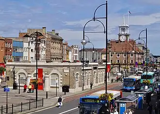 Gemeentehuis en markthal van Stockton-on-Tees