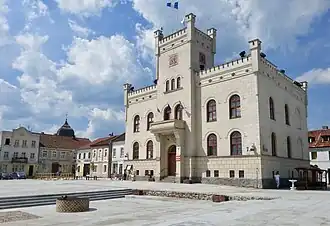stadhuis en marktplein