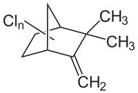 Structuurformule van toxafeen