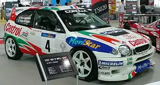 De Toyota Corolla WRC uit 1998