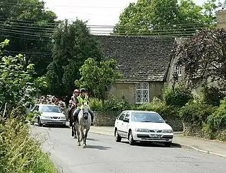 Hoofdstraat van Stanton St. Quintin