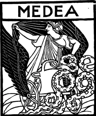 Prent uit Franse vertaling, Adolfo de Carolis