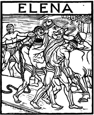 Prent uit Franse vertaling, Adolfo de Carolis