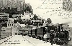 Station Mont-Saint-Michel rond 1910