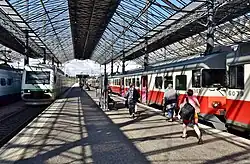 Treinen in het station, 2019