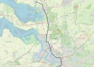 Tramlijn Antwerpen - Tholen op de kaart