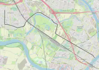 Tramlijn Barendrecht - Zwijndrecht op de kaart