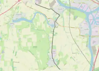 Tramlijn Blaakschedijk - Strijen op de kaart