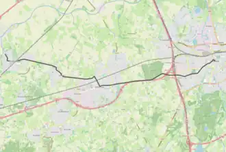 Tramlijn Breda - Oudenbosch op de kaart