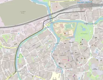 Tramlijn Breda Haagpoort - Breda SS op de kaart