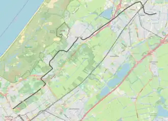 Tramlijn Den Haag - Leiden Haarlemmerstraat op de kaart