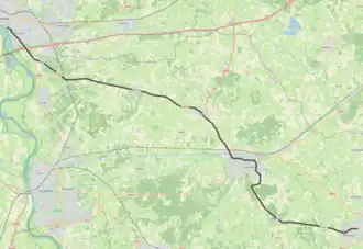 Tramlijn Deventer - Borculo op de kaart