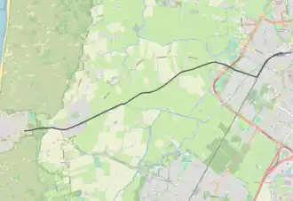 Tramlijn Egmond aan Zee - Alkmaar op de kaart
