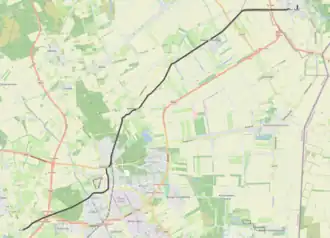 Tramlijn Erm - Ter Apel op de kaart