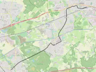 Tramlijn Geldrop - Helmond op de kaart