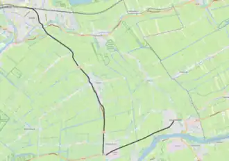 Tramlijn Gouda - Schoonhoven op de kaart