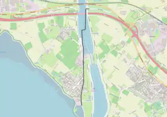 Tramlijn Hansweert - Vlake op de kaart