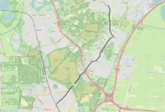 Tramlijn Hilversum - Huizen op de kaart