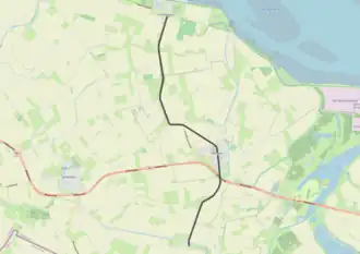Tramlijn Hoofdplaat - Pyramide op de kaart