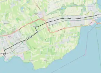 Paardentram Hoorn - Enkhuizen op de kaart