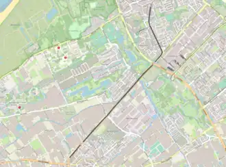 Tramlijn Loosduinen - Poeldijk op de kaart