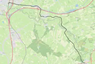 Tramlijn Meppel - Balkbrug op de kaart