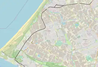 Tramlijn Poeldijk - Hoek van Holland op de kaart