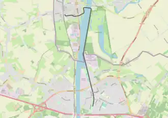 Tramlijn Sas van Gent - Zelzate op de kaart