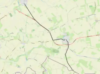 Tramlijn Schoondijke - Veldzicht op de kaart