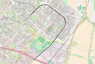 Oosterheemtracé op de kaart