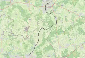 Tramlijn Tilburg - Turnhout op de kaart