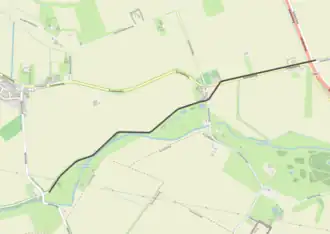 Tramlijn Turkijensedijk - Stroopuit op de kaart