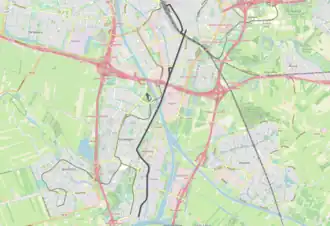 Tramlijn Utrecht - Vreeswijk op de kaart