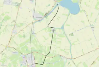 Tramlijn Van Ewijcksluis - Schagen op de kaart