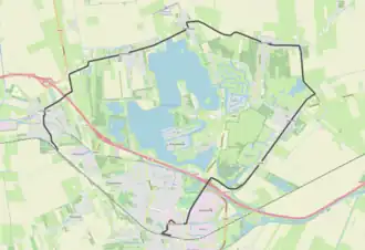 Tramlijn Winschoten - Scheemda op de kaart