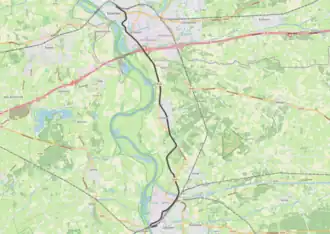 Tramlijn Zutphen - Deventer op de kaart