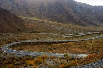 Klim naar de Roki-tunnel