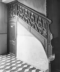 Trapbalustrade en deur