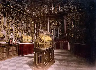De Gouden Kamer op een oude ansicht (circa 1890)