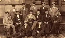 Studenten in Trelleborg, Zweden (ca. 1900-1910)