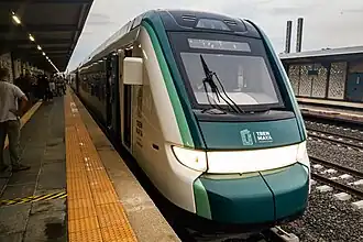 Trein op station Valladolid