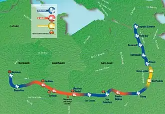 Metrokaart van San Juan